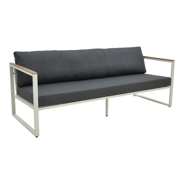 Canapea Aurelio, Metal, 3 locuri, 192x74x63 cm