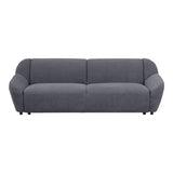 Canapea Echono, Stofa, 230x88x77 cm - Antracit
