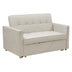Canapea extensibila 2 locuri Commit bej-gri 142x93x46+ cm