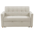 Canapea extensibila 2 locuri Commit, bej-gri, 142x93x46 cm, detaliu produs