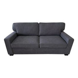 Canapea extensibila 2 locuri Polaris, Gri inchis, 181x91x83 cm