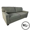 Canapea extensibila 2 locuri Polaris, Kaki, 181x91x83 cm