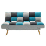 Canapea extensibila 3 locuri Andy stofa Multicolora, Multicolor, 177x91x86 cm