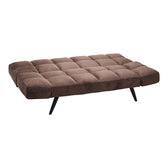 Canapea extensibila 3 locuri Freddo I, Velvet, Maro, 181x81x86 cm, detaliu produs