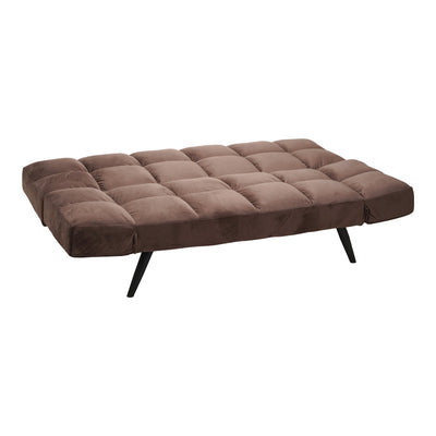 Canapea extensibila 3 locuri Freddo I, Velvet, Maro, 181x81x86 cm, detaliu produs