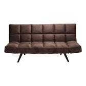 Canapea extensibila 3 locuri Freddo I, Velvet, Maro, 181x81x86 cm, foto produs