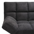 Canapea extensibila 3 locuri Freddo, stofa, antracit, 181x81x86 cm, foto produs 9