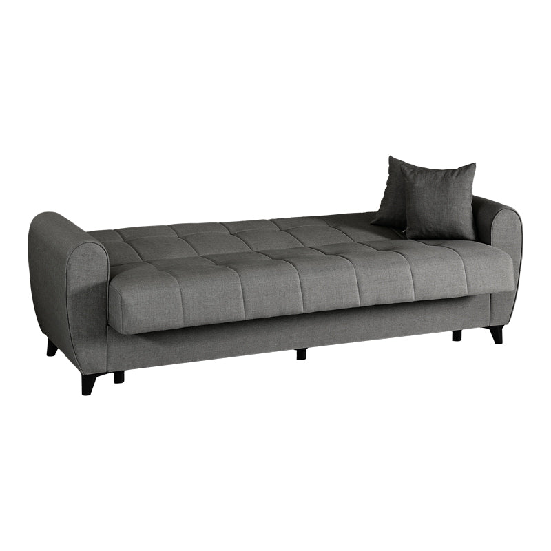 Canapea extensibila 3-seater sofabed Lincoln, Stofa, 226x84x93 cm - Antracit