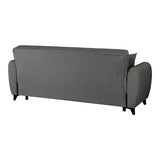 Canapea extensibila 3-seater sofabed Lincoln, Stofa, 226x84x93 cm - Antracit