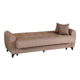 Canapea extensibila 3-seater sofabed Lincoln, Stofa, 226x84x93 cm - Bej