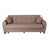 Canapea extensibila 3-seater sofabed Lincoln, Stofa, 226x84x93 cm - Bej
