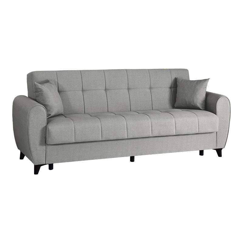 Canapea extensibila 3-seater sofabed Lincoln, Stofa, 226x84x93 cm - Gri
