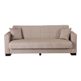 Canapea extensibila 3-seater sofabed Vox, Stofa, 210x84x83 cm - Crem