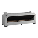 Canapea extensibila 3-seater sofabed Vox, Stofa, 210x84x83 cm - Gri