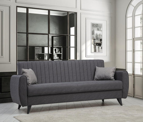 Canapea extensibila cu 3 locuri Alkon cu Lada de Depozitare, 214x86x77 cm