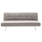 Canapea extensibila cu 3 locuri Travis cu stofa, gri, 175x83x74 cm, perspectiva suplimentara