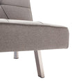 Canapea extensibila cu 3 locuri Travis cu stofa, gri, 175x83x74 cm, foto produs 8