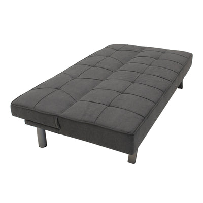 Canapea extensibila cu 3 locuri Travis cu stofa, gri, 175x83x74 cm, foto produs 12