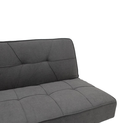 Canapea extensibila cu 3 locuri Travis cu stofa, gri, 175x83x74 cm, foto produs 14