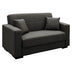 Canapea extensibila cu depozitare 2 locuri Vox stofa antracit 154x82x83 cm