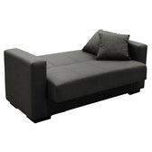Canapea extensibila cu depozitare 2 locuri Vox stofa, antracit, 154x82x83 cm, imagine suplimentara