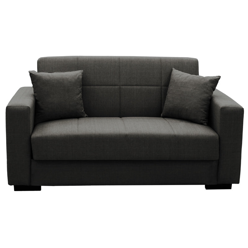 Canapea extensibila cu depozitare 2 locuri Vox stofa, antracit, 154x82x83 cm, detaliu produs