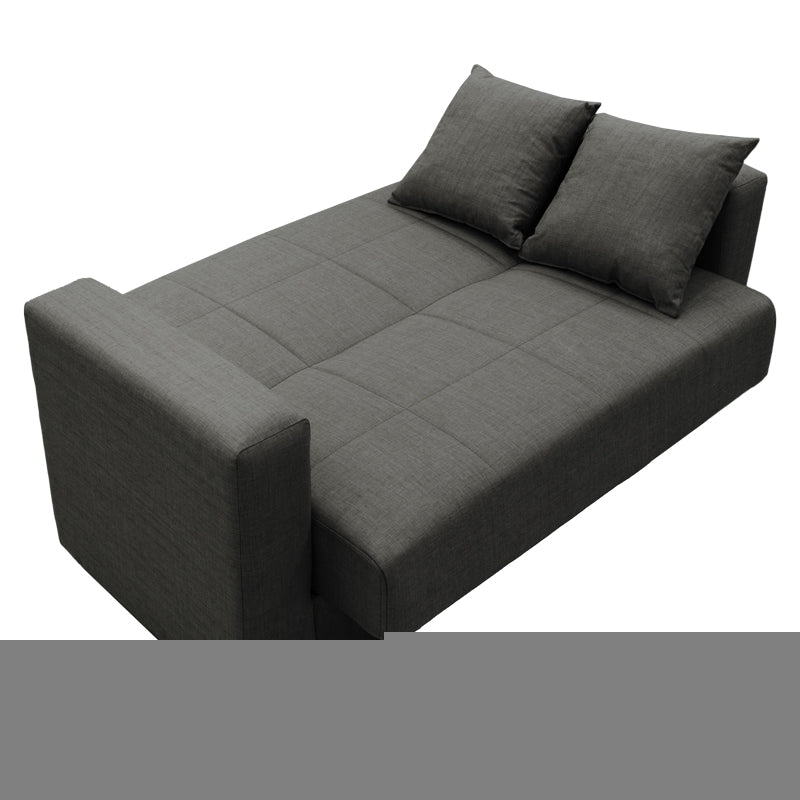 Canapea extensibila cu depozitare 2 locuri Vox stofa, antracit, 154x82x83 cm, perspectiva suplimentara