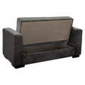 Canapea extensibila cu depozitare 2 locuri Vox stofa, antracit, 154x82x83 cm, foto produs