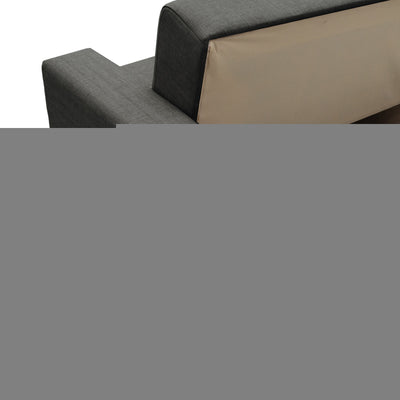 Canapea extensibila cu depozitare 2 locuri Vox stofa, antracit, 154x82x83 cm, foto produs 6