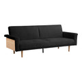 Canapea extensibilă cu funcție de pat Flexo, antracit, 220x84x82 cm, imagine suplimentara