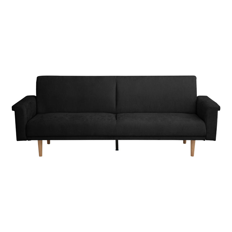 Canapea extensibilă cu funcție de pat Flexo, antracit, 220x84x82 cm