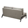 Canapea extensibila Fancy, Stofa, Bej, 150x98x70 cm, imagine produs 4