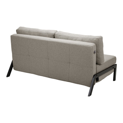 Canapea extensibila Fancy, Stofa, Bej, 150x98x70 cm, imagine produs 4