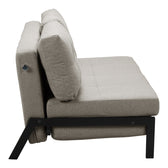 Canapea extensibila Fancy, Stofa, Bej, 150x98x70 cm, imagine produs 5