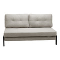 Canapea extensibila Fancy, Stofa, Bej, 150x98x70 cm, imagine produs 6