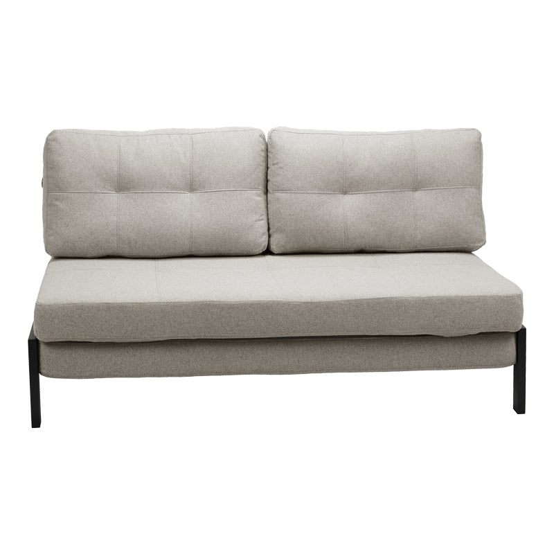 Canapea extensibila Fancy, Stofa, Bej, 150x98x70 cm, imagine produs 6
