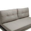 Canapea extensibila Fancy, Stofa, Bej, 150x98x70 cm, imagine produs 8