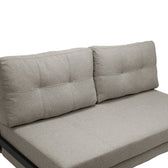 Canapea extensibila Fancy, Stofa, Bej, 150x98x70 cm, imagine produs 8