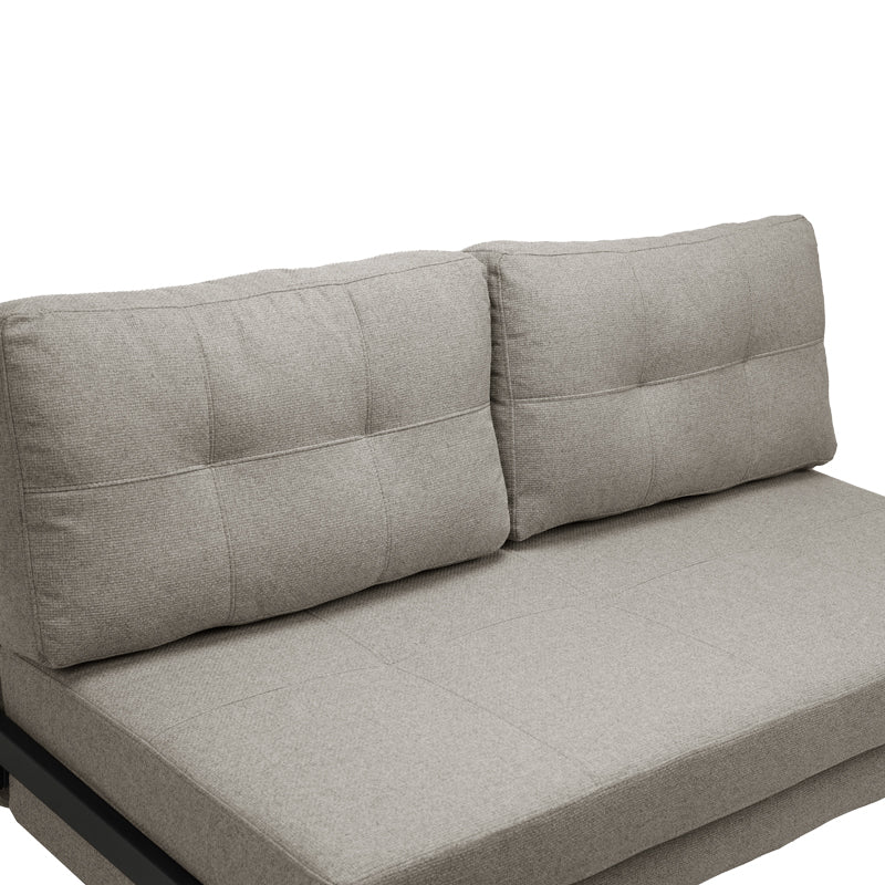 Canapea extensibila Fancy, Stofa, Bej, 150x98x70 cm, imagine produs 8