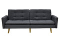 Canapea extensibila Flexy 3 locuri, Gri inchis, 198x87x76 cm, detaliu produs