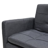 Canapea extensibila Flexy 3 locuri, Gri inchis, 198x87x76 cm, foto produs 8