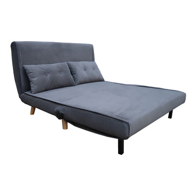 Canapea extensibilă Josuane, Antracit, 122x80x81 cm, imagine suplimentara
