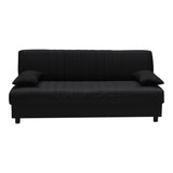 Canapea extensibila Romina, 3 locuri, cu spatiu de depozitare, Stofa, 180x75x85 cm - Antracit