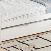 Canapea extensibila Sofa-Bed Benato, Alb, 90x190 cm, imagine produs 7