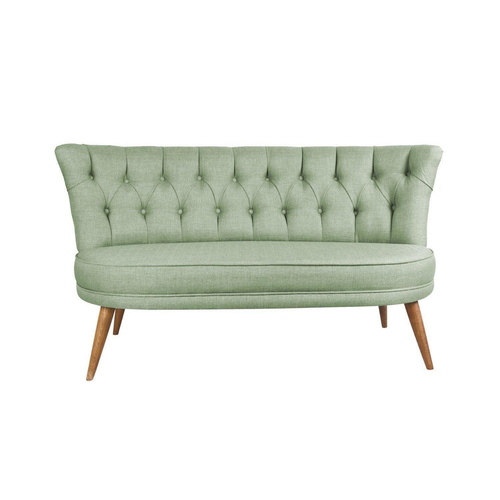 Canapea Fixa cu 2 Locuri Richland Loveseat, 140x71x80 cm - Verde