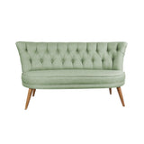 Canapea Fixa cu 2 Locuri Richland Loveseat, 140x71x80 cm - Verde