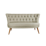Canapea Fixa cu 2 Locuri Richland Loveseat, 140x71x80 cm - Gri