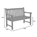 Canapea Nat Boho, Natural, 120x57x96 cm, foto produs 8