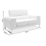 Canapea Shea 2 Locuri Ivory, Bej, 158x80x87 cm