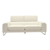Canapea Shea 3 Locuri Ivory, Bej, 198x80x87 cm